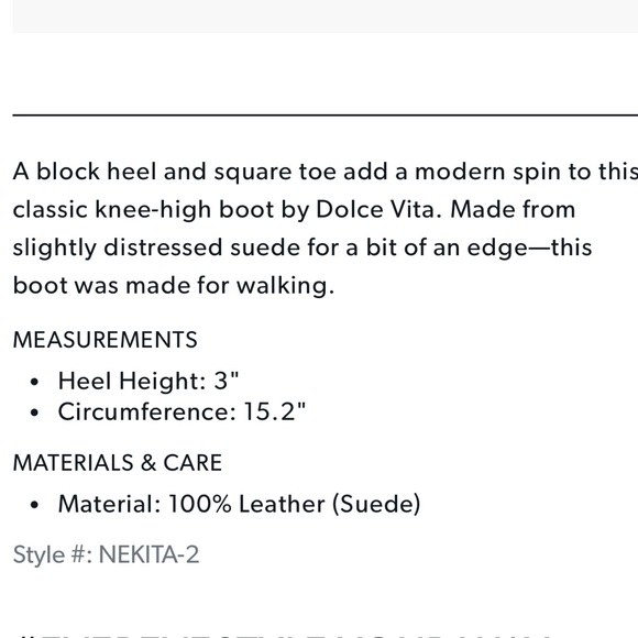 Dolce Vita, Nekita slouchy Boot, size 8.5, worn twice, great condition, no box - Picture 9 of 9